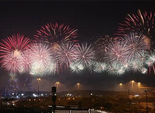 镇坪县焰火晚会